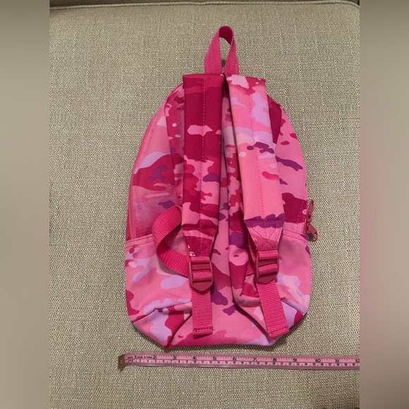 Navy Princess Pink Camouflage Kids Backpack - Picture 4 of 4